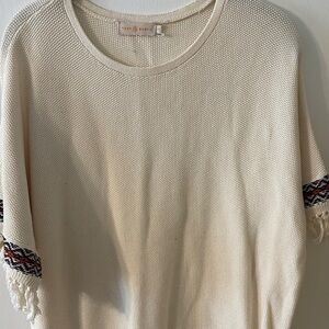 Tory Burch Cream Knit Sweater